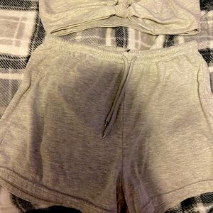 Cute grey outfit very comfortable and soft size small